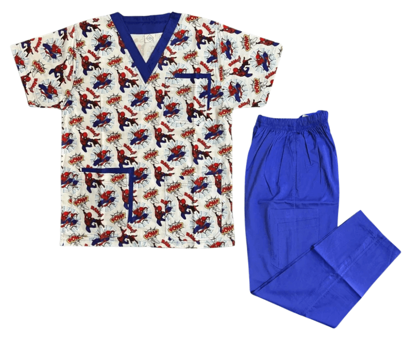 Uniforme Azulino de Spiderman